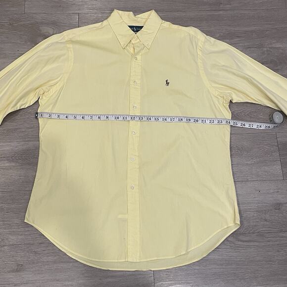 Lot of 2 Ralph Lauren Mens Shirt 34/35 16.5 Classic Button Up Preppy Striped - Picture 3 of 8